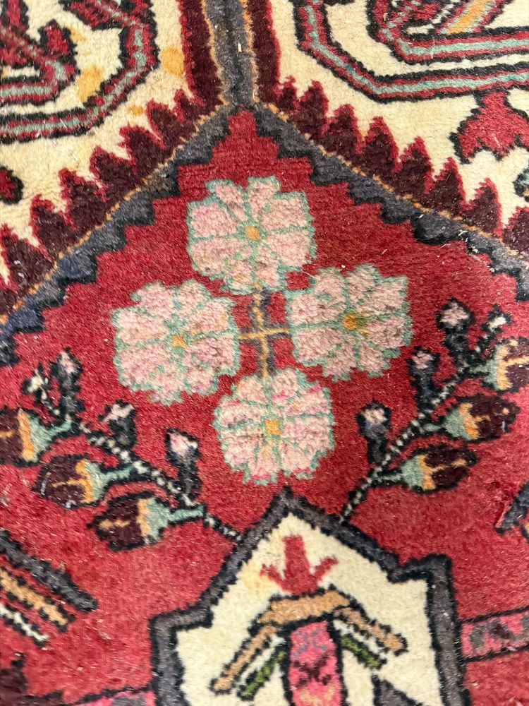 Tappeto persiano Hamedan, vintage, 128x84 cm