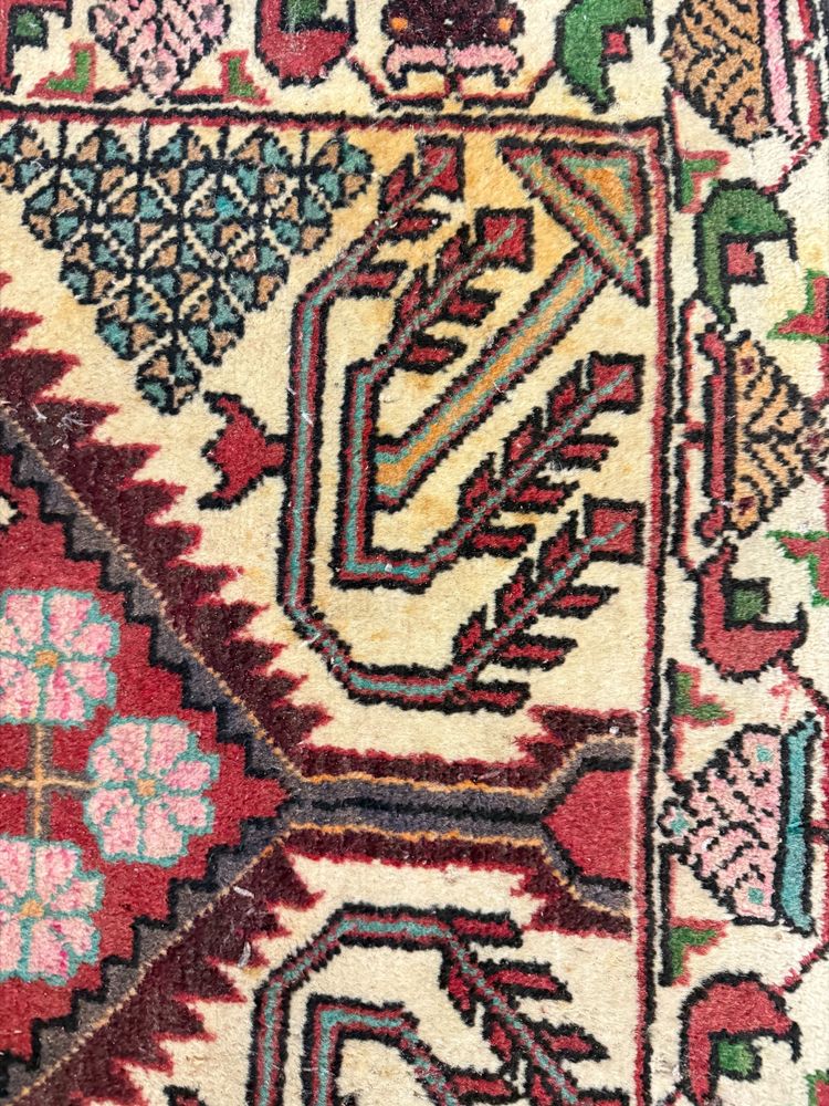 Tappeto persiano Hamedan, vintage, 128x84 cm