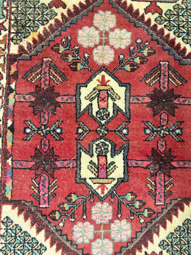 Tappeto persiano Hamedan, vintage, 128x84 cm