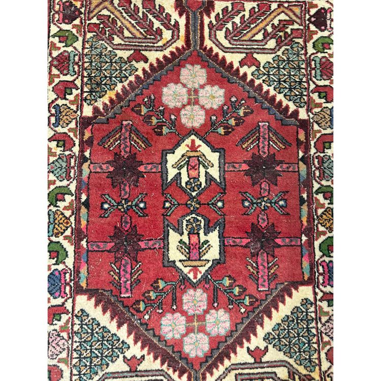Tappeto persiano Hamedan, vintage, 128x84 cm