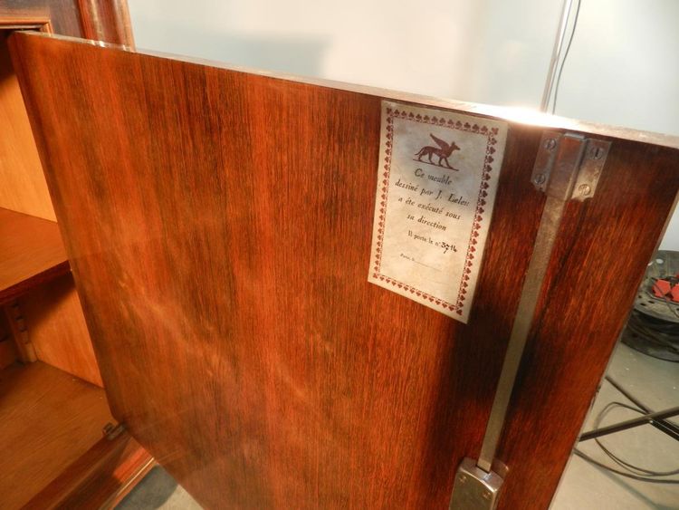 Jules Leleu. Art Deco Rosewood Veneer Sideboard