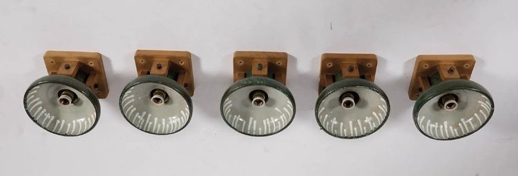 Guillerme Et Chambron , and Boleslav DANIKOWSKI Exceptional Series Of 5 Ceiling Lights