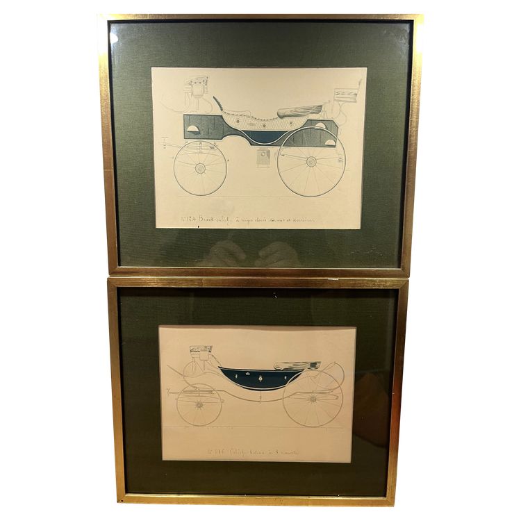 HERMÈS (collection) Pair of Engravings