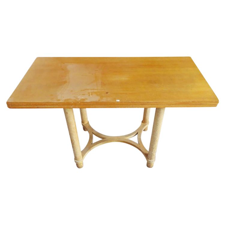 André Arbus (1903-1969) Art Deco Table with Opening and Swivel Top