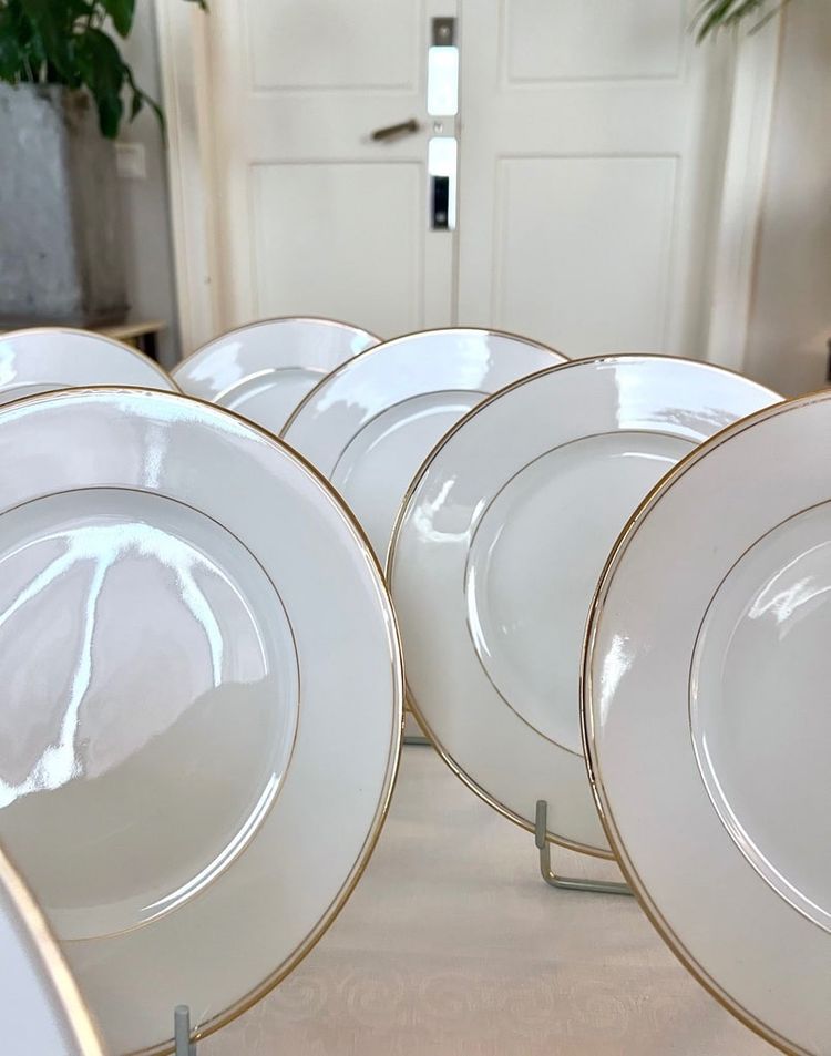 Porcelain Dessert Plates - Dinner Service