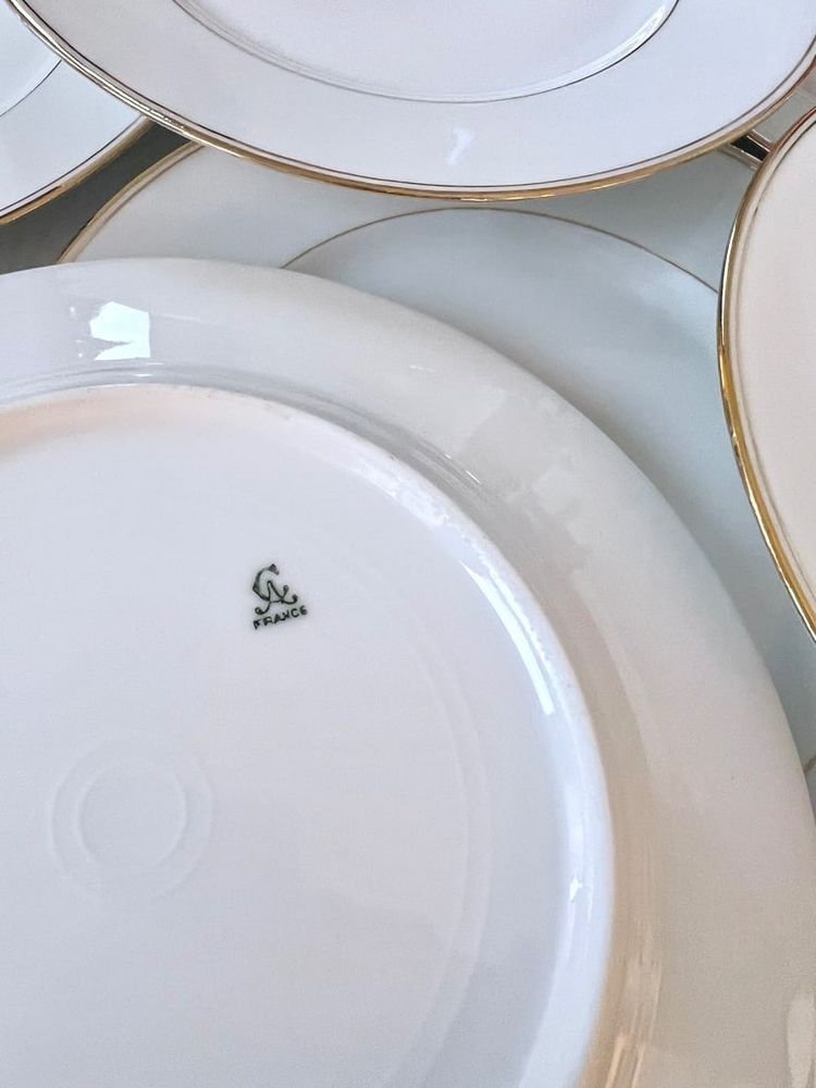 Porcelain Dessert Plates - Dinner Service