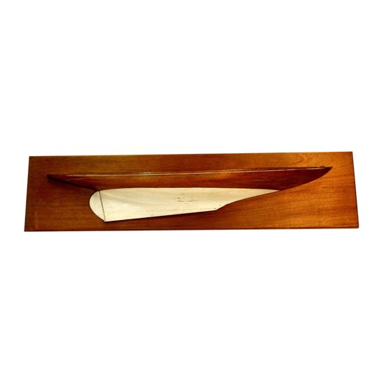 Demi-coque En Bois, XXe Siècle