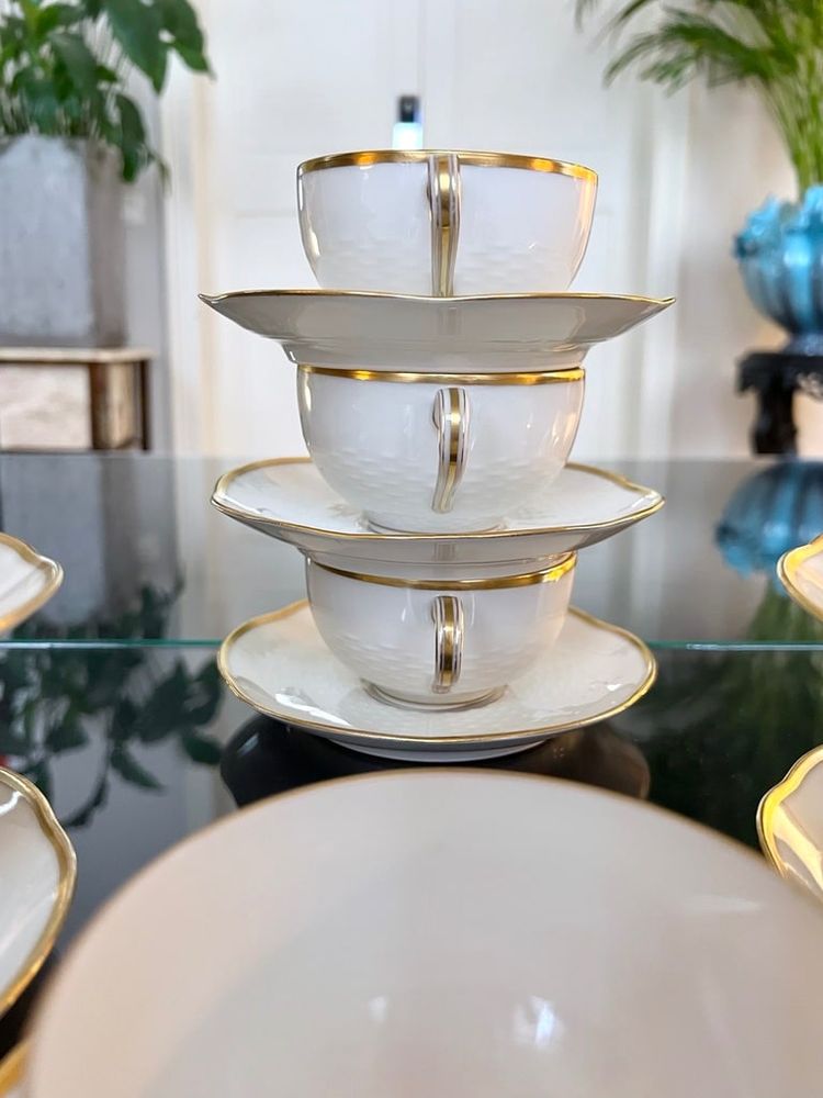 Tazze in porcellana Art Déco - Rouard - Servizio da tè e caffè