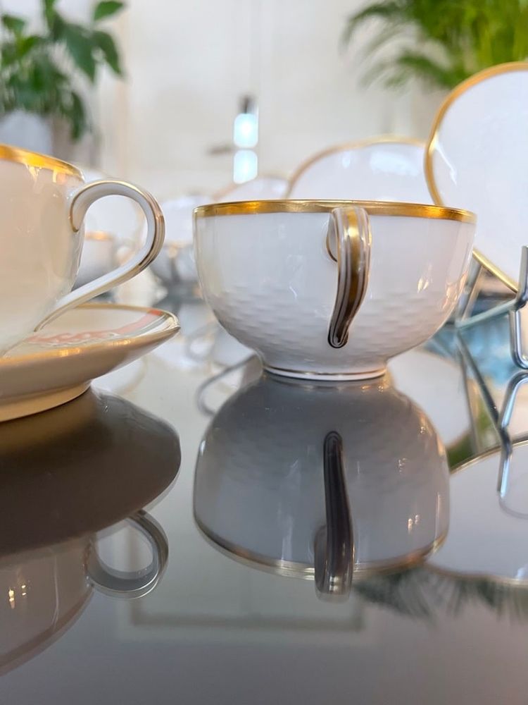 Tazze in porcellana Art Déco - Rouard - Servizio da tè e caffè