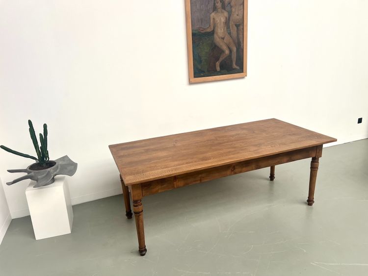 Tavolo antico in rovere massiccio