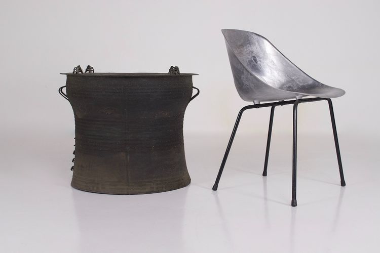 Tambour de pluie en bronze