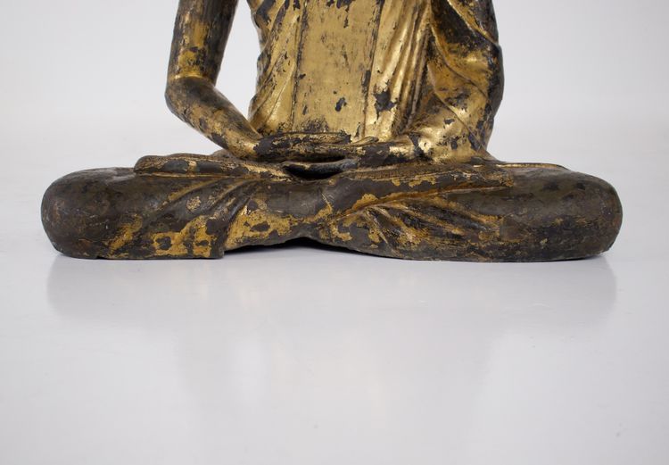 Imposante statue de Bouddha en bronze, Rattanakosin.