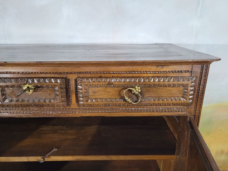 Credenza in rovere normanno 3/4