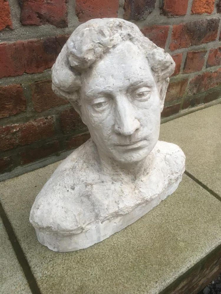 Ernestine Sirine-real (1899-1994) "Busto romantico Art Déco".