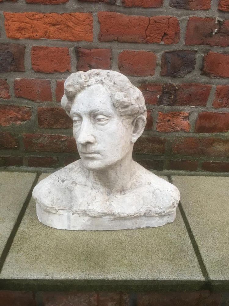 Ernestine Sirine-real (1899-1994) "Busto romantico Art Déco".
