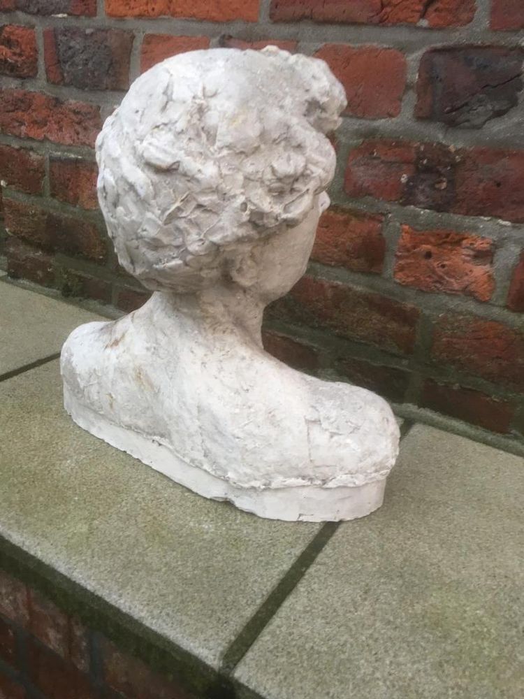 Ernestine Sirine-real (1899-1994) "Busto romantico Art Déco".