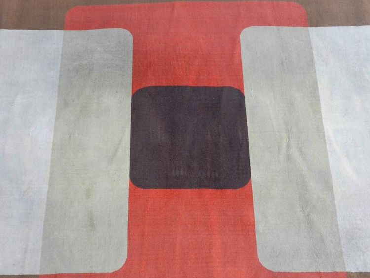 Großer Wollteppich Um 1970