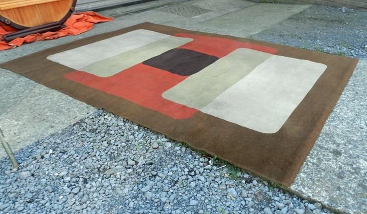 Großer Wollteppich Um 1970