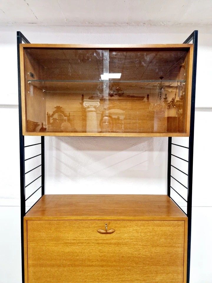 Mid Century Staples Ladderax Shelving Cupboard