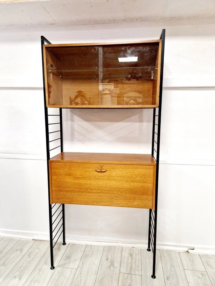 Mid Century Staples Ladderax Shelving Cupboard