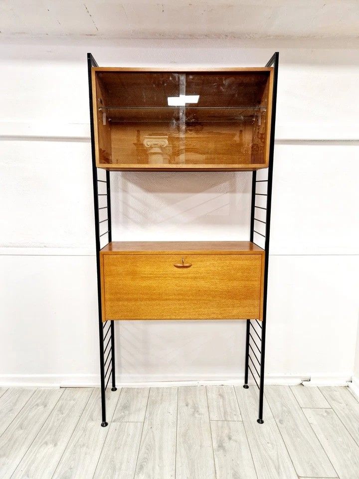 Mid Century Staples Ladderax Shelving Cupboard