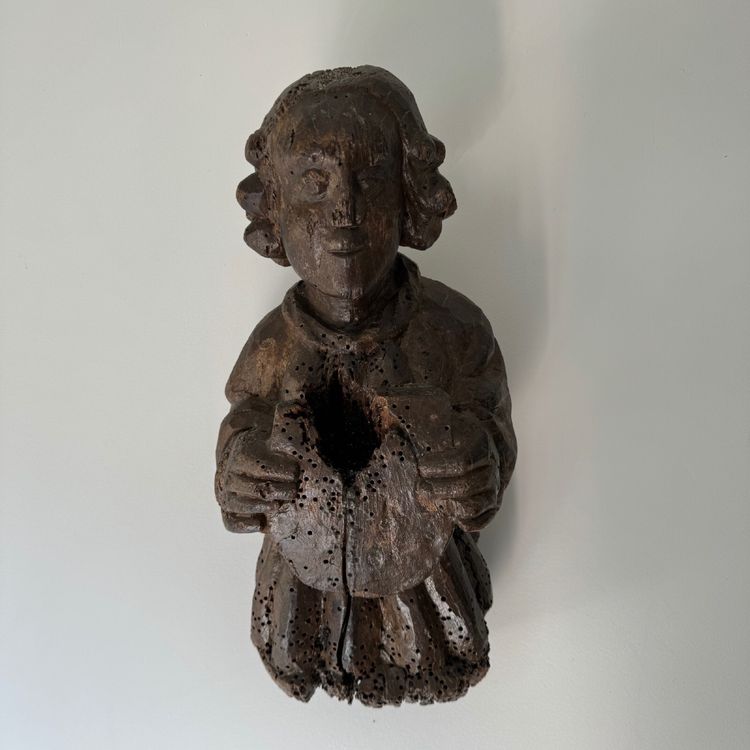 Arcangelo in legno di quercia del XV secolo