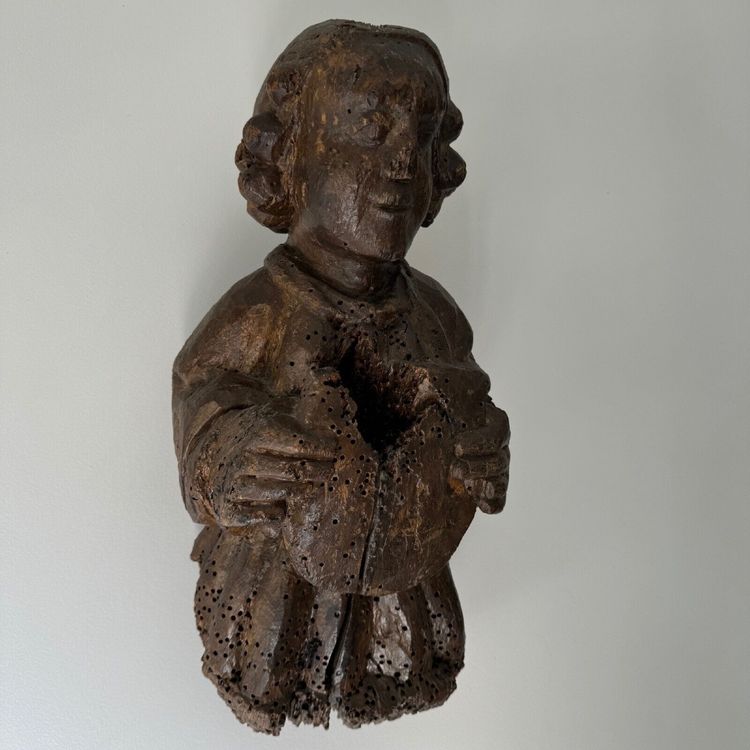 Arcangelo in legno di quercia del XV secolo