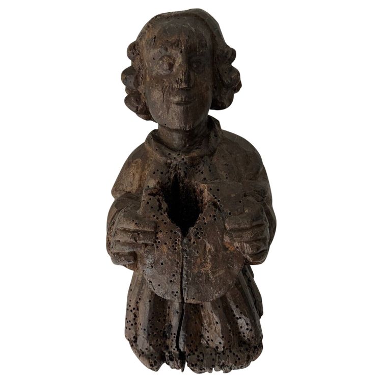 Arcangelo in legno di quercia del XV secolo