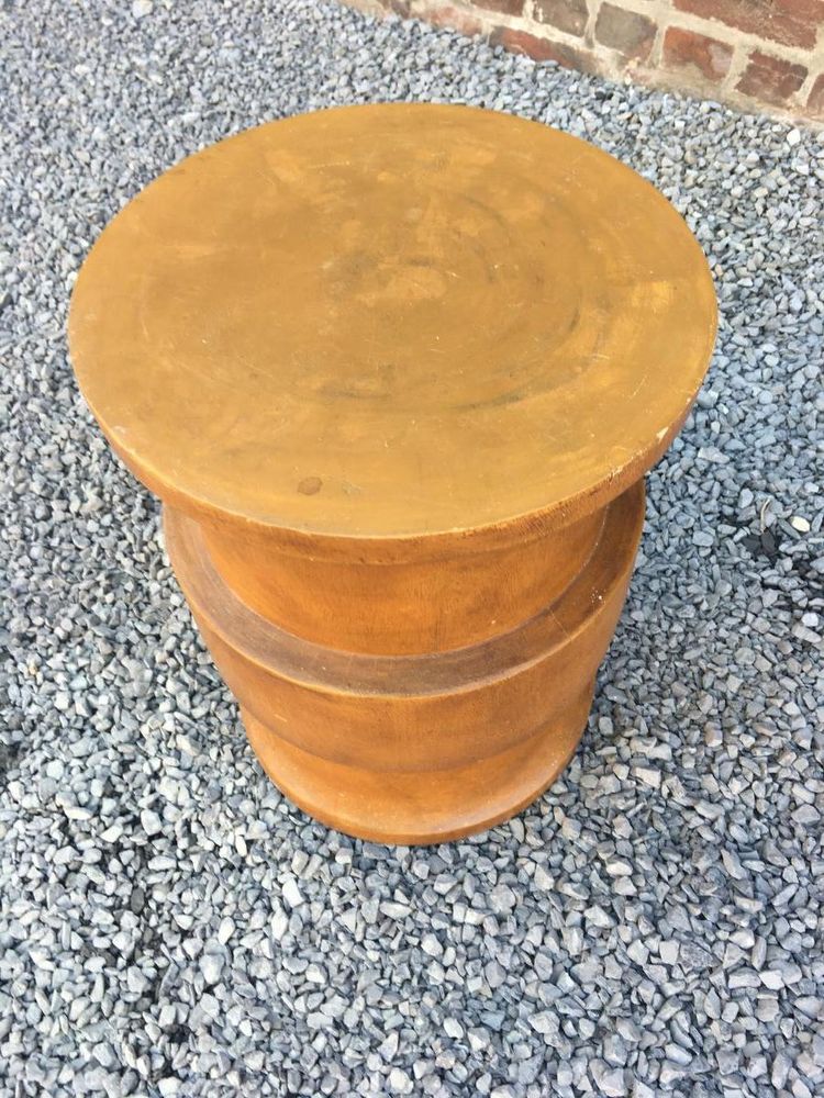 Brutalistischer Art Deco Hocker Circa 1950/1960