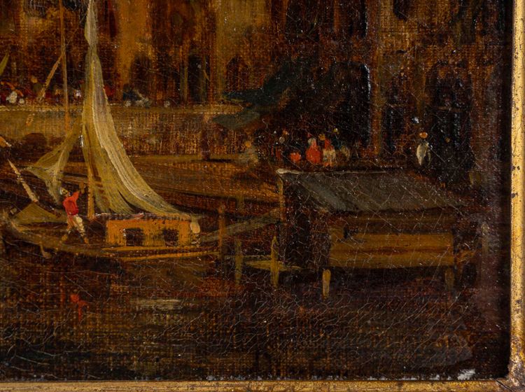 Alfred August Felix Bachmann (1863-1956) Venedig Blick auf den Canal Grande Öl auf Leinwand