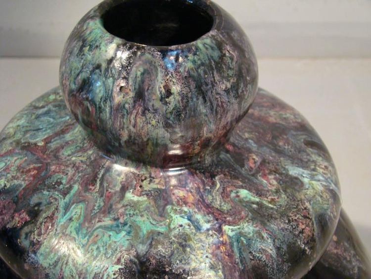 Atelier Primavera, Vase Art Deco En Gres, Vers 1925/1930