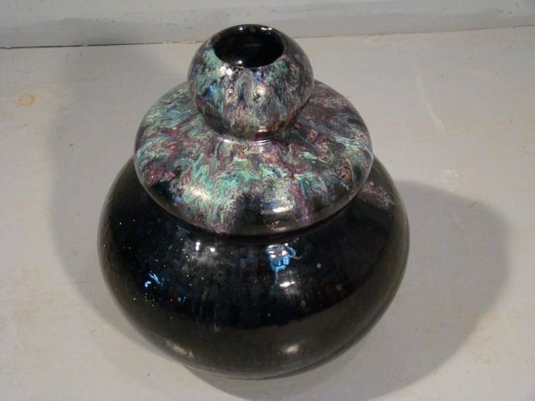 Atelier Primavera, Vase Art Deco En Gres, Vers 1925/1930