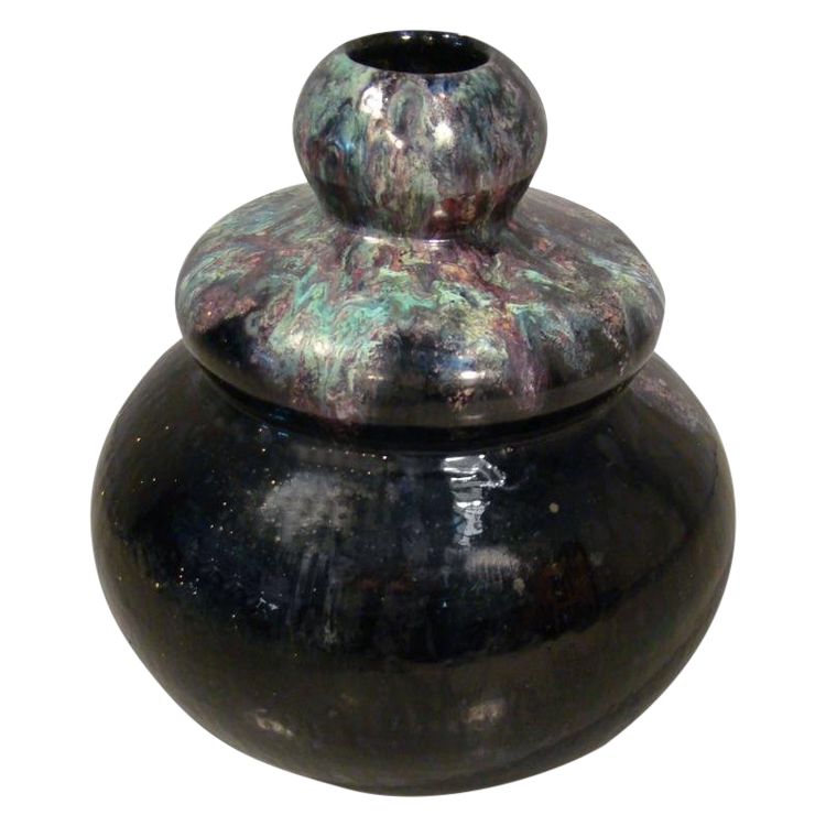 Atelier Primavera, Vase Art Deco En Gres, Vers 1925/1930