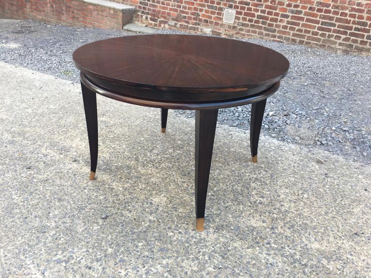 Maxime Old , Macassar Ebony Art Deco Table Circa 1940