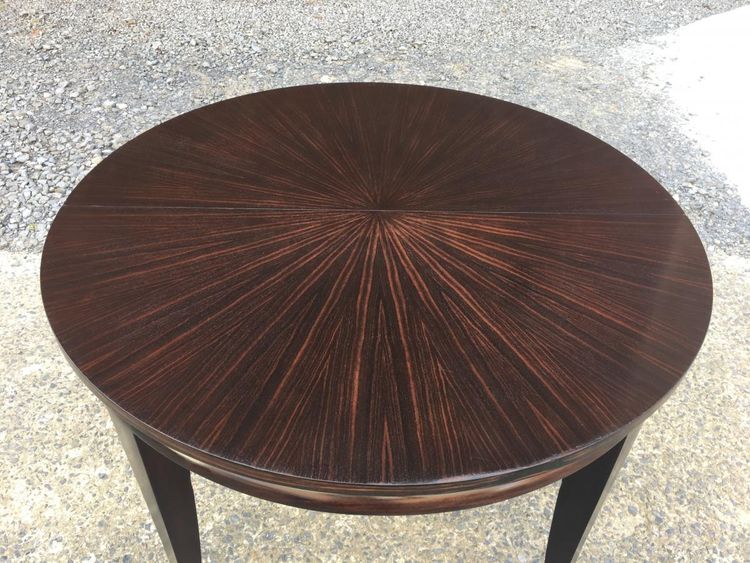 Maxime Old , Macassar Ebony Art Deco Table Circa 1940