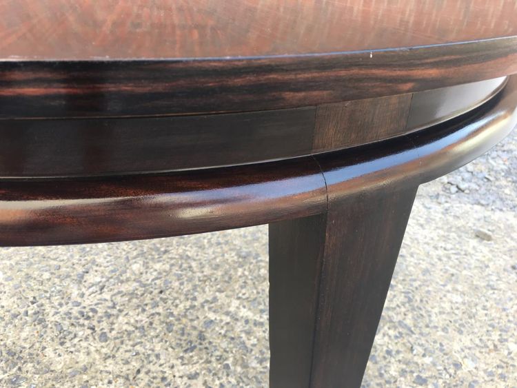 Maxime Old , Macassar Ebony Art Deco Table Circa 1940