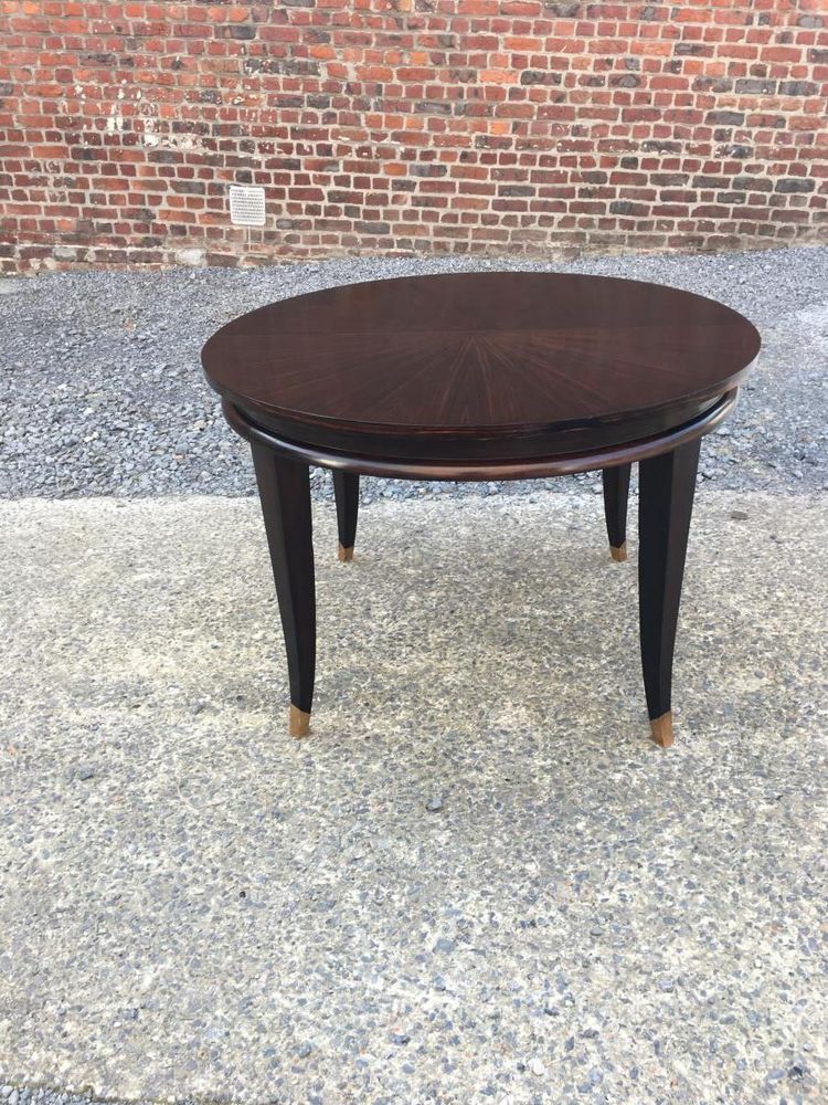 Maxime Old , Macassar Ebony Art Deco Table Circa 1940