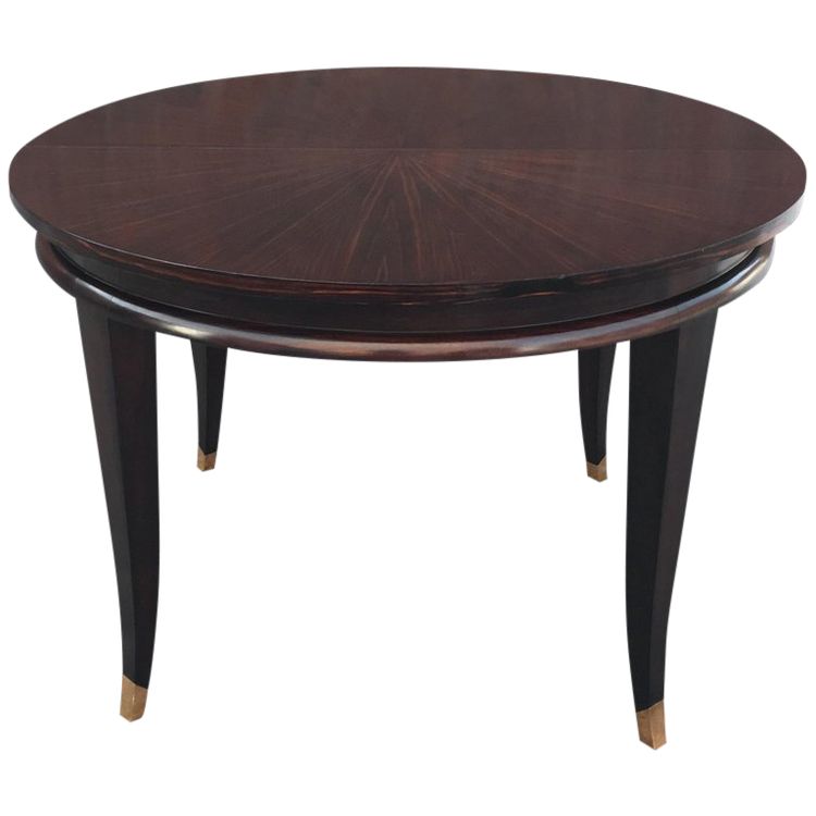 Maxime Old , Macassar Ebony Art Deco Table Circa 1940