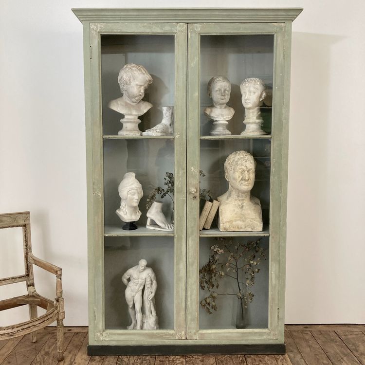 Bibliothek Vitrine mit Holztäfelung XIX