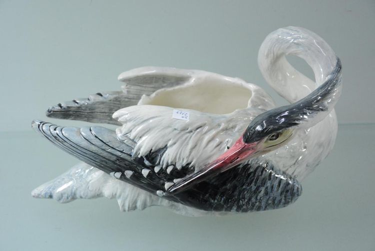 Fioriera Art Nouveau Delphin Massier, Vallauris Circa 1900