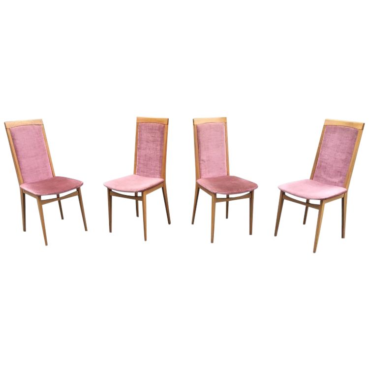 4 Stühle Vintage Circa 1960, Sehr Guter Zustand