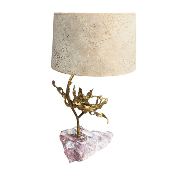 Lampada brutalista firmata Paul Moerenhout, 1970 circa