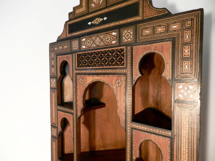 Syrisches Edelholz-Knochenfurnier, Um 1900/1930
