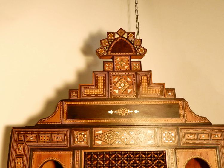 Syrisches Edelholz-Knochenfurnier, Um 1900/1930