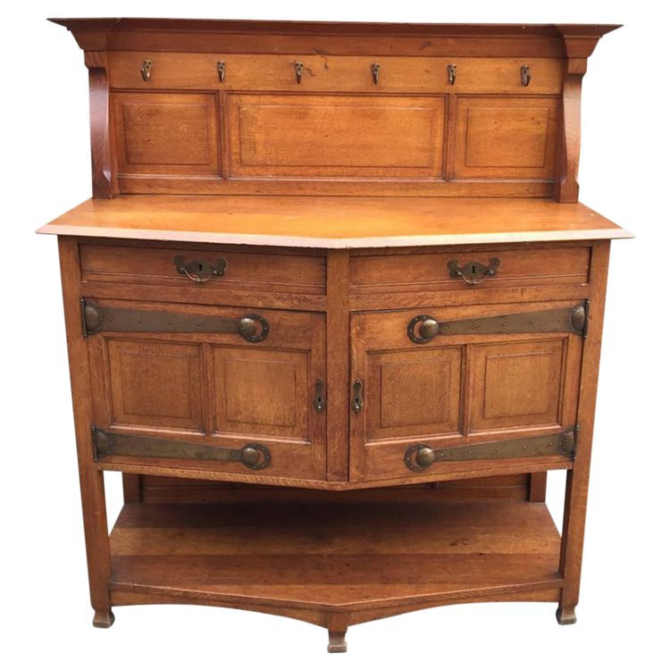 Credenza Art Nouveau nello stile di Serrurier Bovy, circa 1900