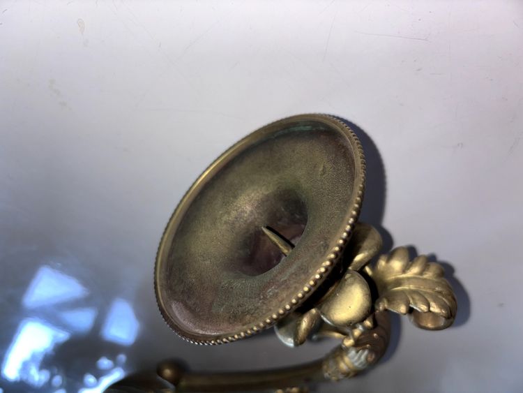 Pair of Louis XIV style sconces in chased ormolu Decorated with mascaron ( bacchus )