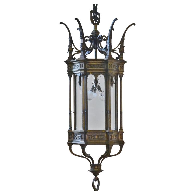 Hall lantern 19th century renaissance style