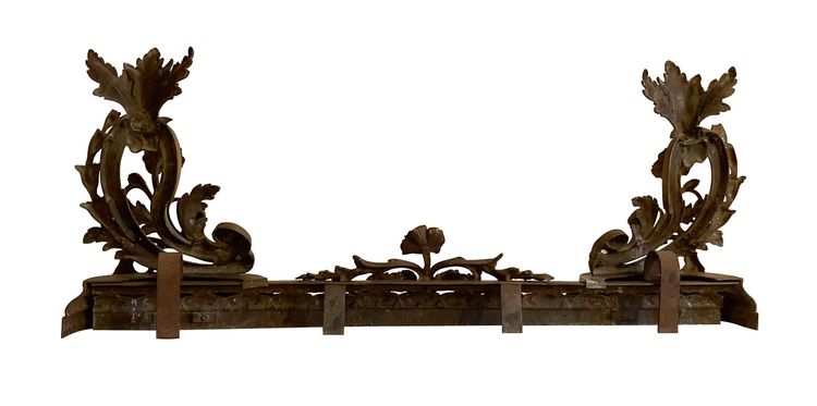 Kaminketten aus Bronze Louis XV