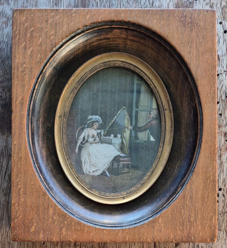 Grivoise miniature signed BEAUVARLET