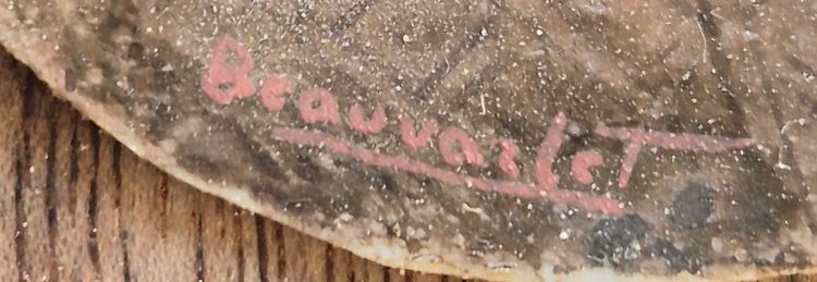 Grivoise miniature signed BEAUVARLET